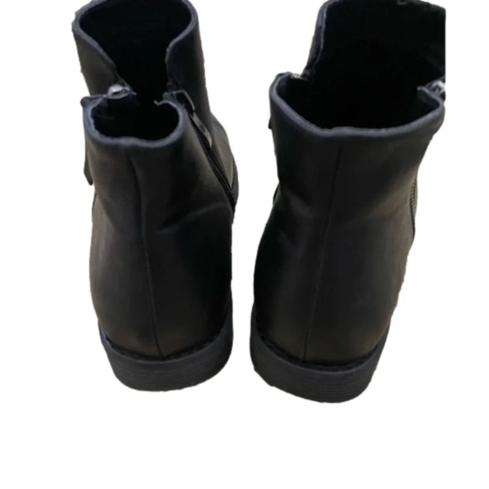 Luoika Ankle Boots, Side Zipper Booties size 8 - Picture 7 of 8